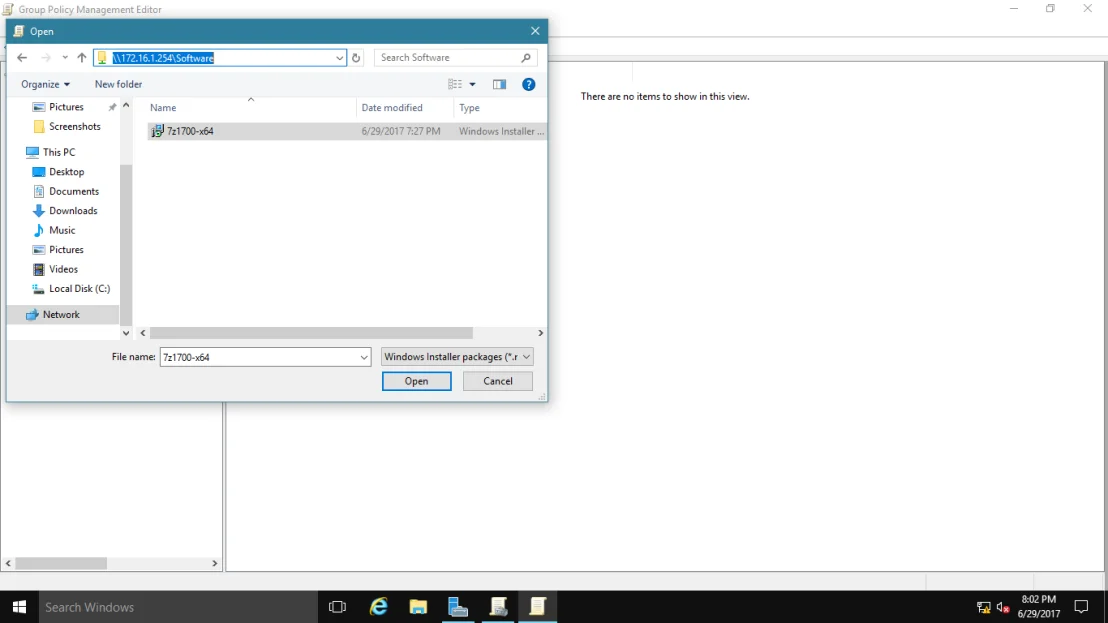 install