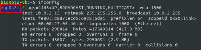 ifconfig